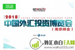 中国外汇投资博览会-2018·9（南京站）