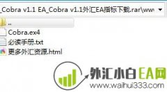 Cobra v1.1外汇EA超级盈利的一个EA下载
                