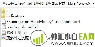 AutoMoney4 ind外汇EA含两款自编指标下载