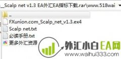 Scalp net v1.3外汇EA剥头皮智能交易系统下载
                