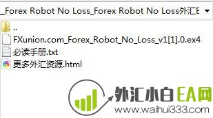 Forex Robot No Loss外汇EA无损交易下载