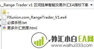 Range Trader v1区间挂单智能交易外汇EA下载