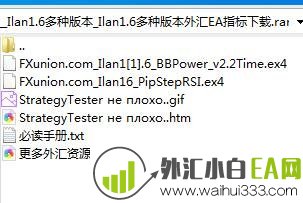 Ilan1.6多种版本_Ilan1.6多种版本外汇EA指标下载