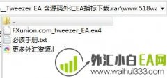 Tweezer EA含源码外汇EA胜算率达到70%以上下载
                